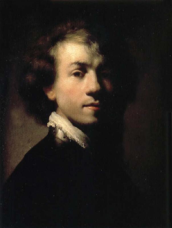 REMBRANDT Harmenszoon van Rijn Self-Portrait with Gorget